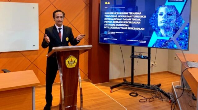 Dwi Nugroho Marsudianto Ingatkan Potensi Kekosongan Hukum Hadapi Kejahatan Berbasis Kejahatan Artifisial