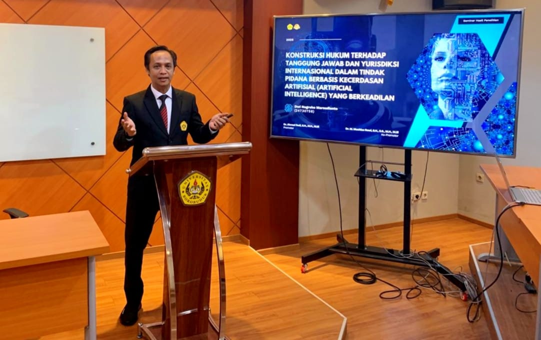 Dwi Nugroho Marsudianto Ingatkan Potensi Kekosongan Hukum Hadapi Kejahatan Berbasis Kejahatan Artifisial